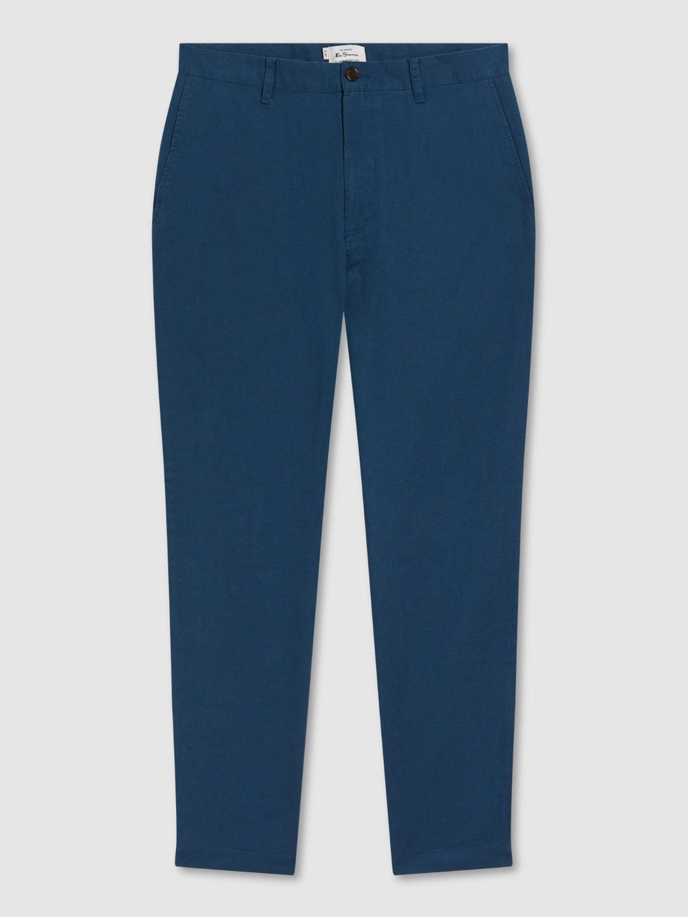 Pantalon Ben Sherman Signature Slim Taper Linen Bleu | RKR-03840889